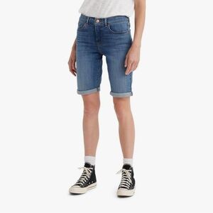 Levi's Signature - Modern Bermuda Shorts | Womens 12, Knee-Length Stretchy Denim